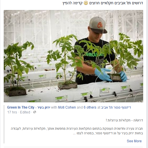 הידרופוניקה בחקלאות עירונית